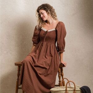 Neuflora Dublin Dress- Rust